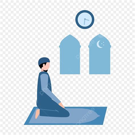 Praying Position Vector Design Images Illustration Vector Graphics Of