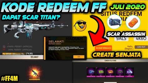 Bagi Bagi Kode Redeem Free Fire Ff Terbaru Juli Dapat Skin