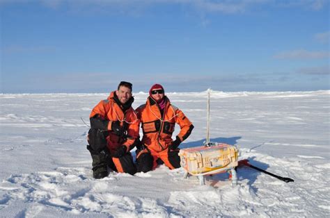 Measuring Arctic sea ice thickness all year round - Framforum