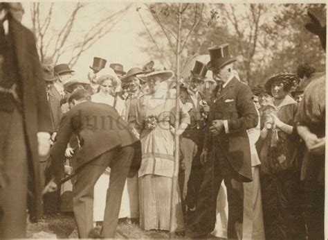 Photo of Sir William Mulock and others at a ceremony by Sir William ...