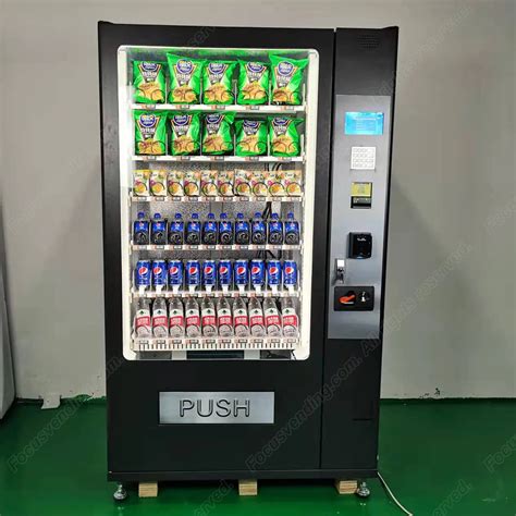 Self Service Snack And Soft Drink Combo Vending Machines Vending