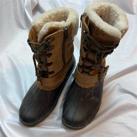 Sperry Shoes Sperry Top Sider Saltwater Misty Duck Boots Size