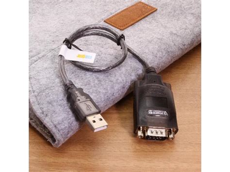 Coolgear 12in High Speed USB To RS 232 Serial DB9 Adapter Cable