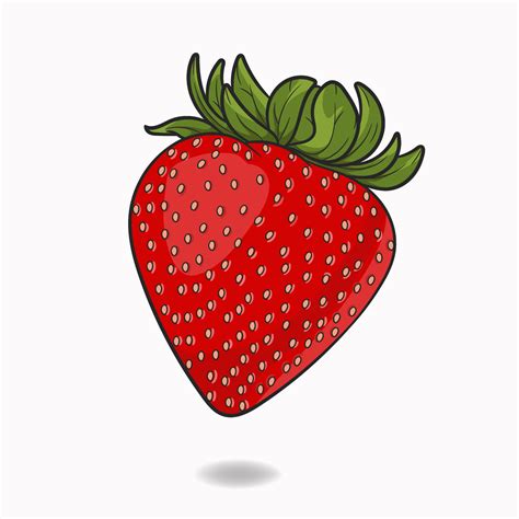 Strawberry Vector Illustration 9283198 Vector Art At Vecteezy