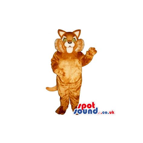 Buy Mascots Costumes In Uk Customizable Light Brown Hairy Cat Mascot