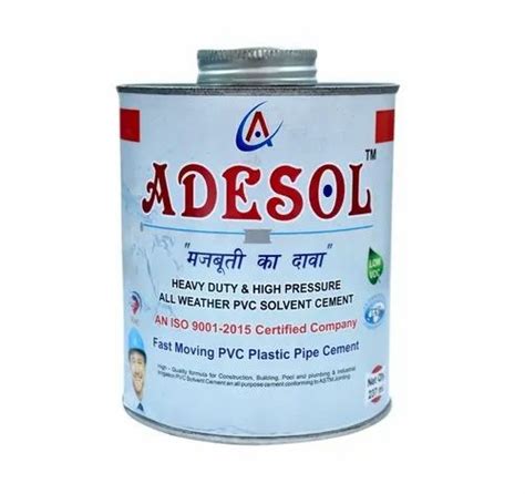 Adesol Drip Irrigation PVC Solvent Cement 237 Ml Tin At Rs 220 In