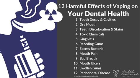 Negative Effects Of Vaping On Teeth Health Centered Dentistry