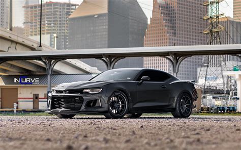 Quick Enough for Most: Black Chevy Camaro ZL1 Boasting Custom Incurve ...