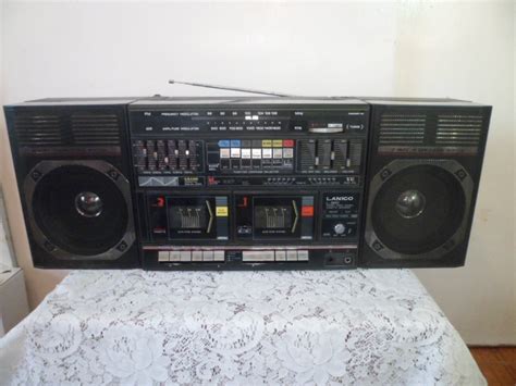 Antiguo Radio Grabadora Am Fm Cassette Lanico Boombox S