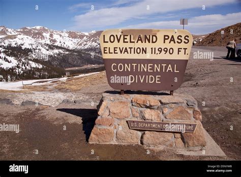 Loveland Pass Colorado Stock Photo Alamy