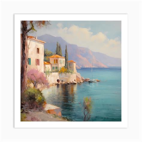 Vivid Horizons Impressionist Marvels Of Italian Seascapes Art Print By