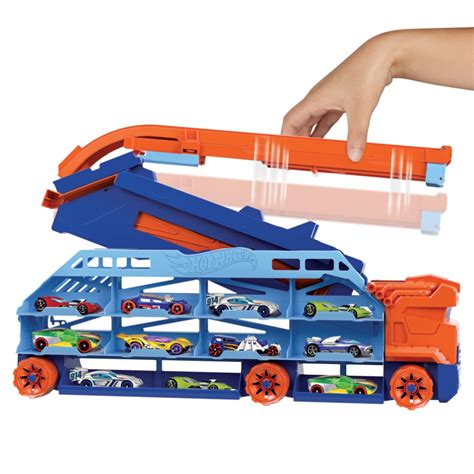 Set De Joaca Hot Wheels City Transportator Masini Si Pista De Lansare Emag Ro