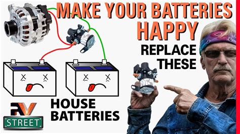 Rv Alternator Is Not Charging House Batteries • The Fix Youtube