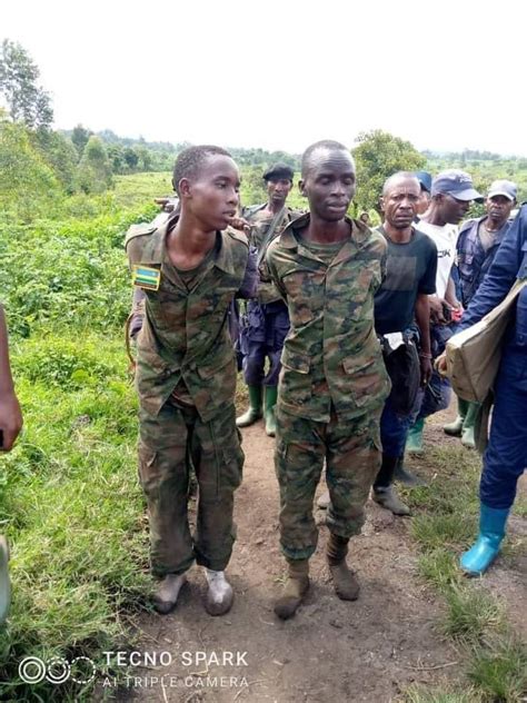 Rdc Rdc Deux Militaires Rwandais Captur S Sur Le Front Au Nord Kivu