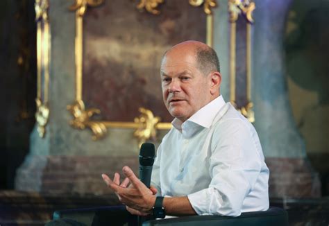 Umfrage Klatsche F R Kanzler Olaf Scholz Politiker Laut Umfrage