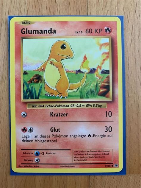 Glumanda Evolutions Pok Mon Karte Top Kaufen Auf Ricardo