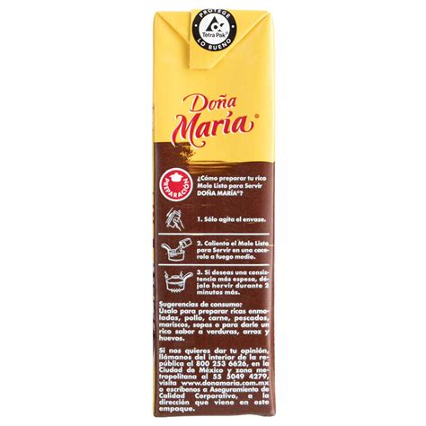 Salsa Mole Dona Maria Tetra Brick 360 G Auto Mercado