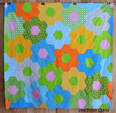 Tutorial For Sewing Hexagons By Machine Sew Fresh Quilts Free