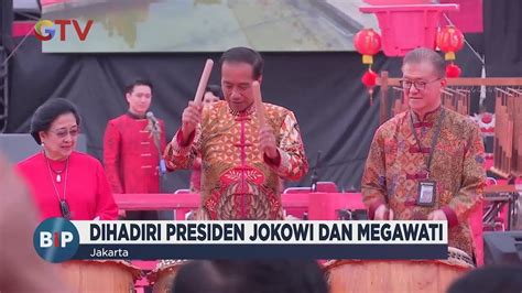 Jokowi Dan Megawati Hadiri Perayaan Imlek Nasional