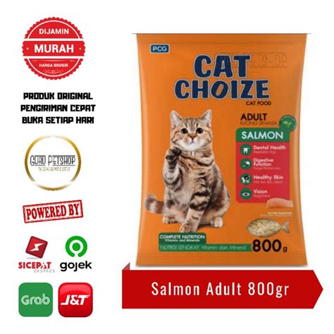 Jual Cat Choize Adult Salmon Gr Catfood Kering Kemasan Fresh Pack