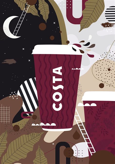 Costa Coffee Poster Design