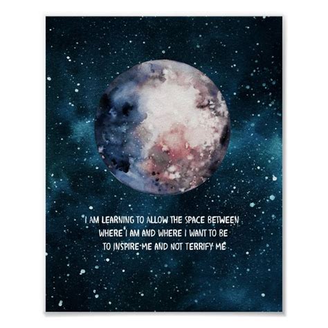 Moon Stars Galaxy With Quotes