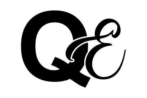 QE , Monogram Logo Design, Graphic by PIKU DESIGN STORE · Creative Fabrica