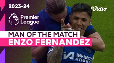 Aksi Man Of The Match Enzo Fernandez Chelsea Vs Brighton Premier League 202324 Vidio