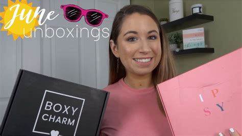 BOXYCHARM VS IPSY GLAM BAG PLUS UNBOXING JUNE 2020 YouTube