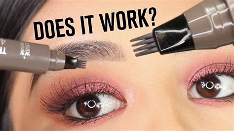 Diy Microblading Eyebrow Marker Pen Does It Work Youtube Microblading Eyebrows Eyebrow