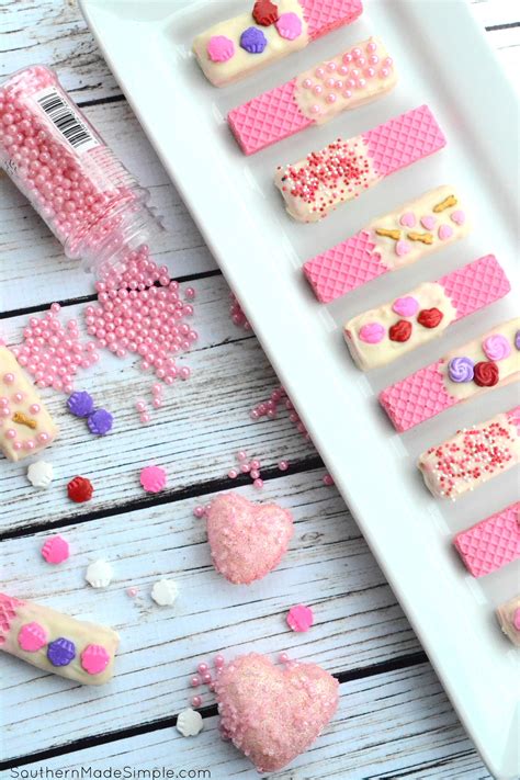 Strawberry Valentine Sugar Wafers Southern Made Simple