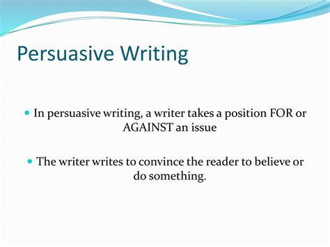 Persuasive Writing Strategies Ppt Download