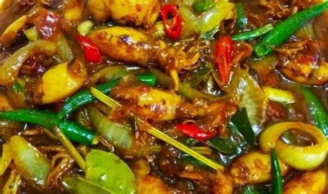 Resepi Sotong Masak Kicap Ala Thai 25 Resepi Sotong Mudah Sedap Dan