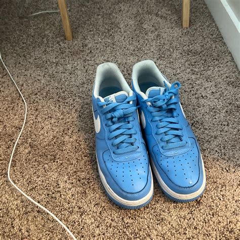 Nike Airforce 1 University Blue #nike #airforce1... - Depop