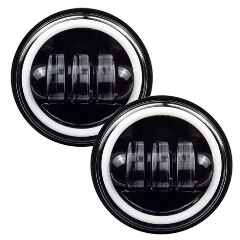 Eagle Lights 8700hp Halo 4 5 Led Passing Lamps For Harley Davidson