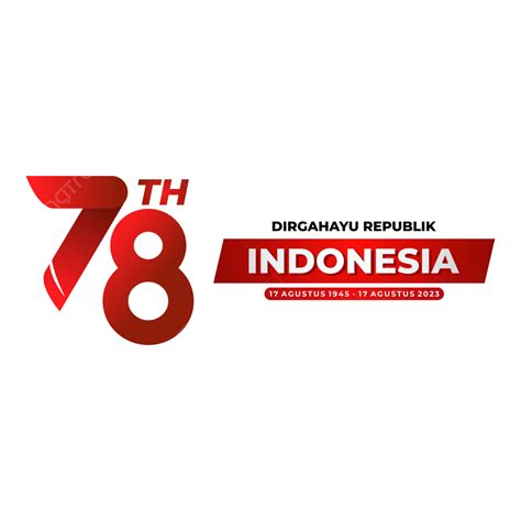 Greeting Card Of Hut Ri 78 Indonesian Independence 2023 Vector Hut Ri 78 Logo Hut Ri 2023