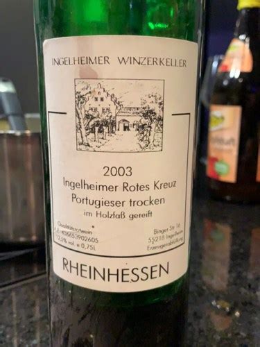 Ingelheimer Winzerkeller Ingelheimer Rotes Kreuz Portugieser Trocken