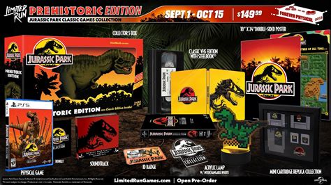 Jurassic Park Classic Games Collection Collectors Edition Revealed