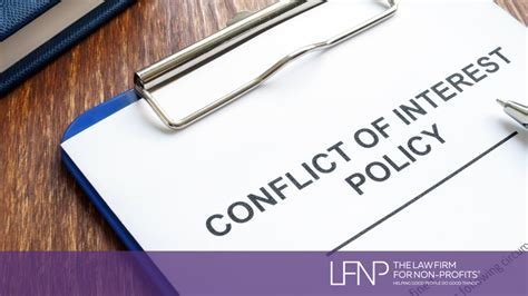 The Law Firm For Non Profits Blog How To Handle Conflict Of Interest