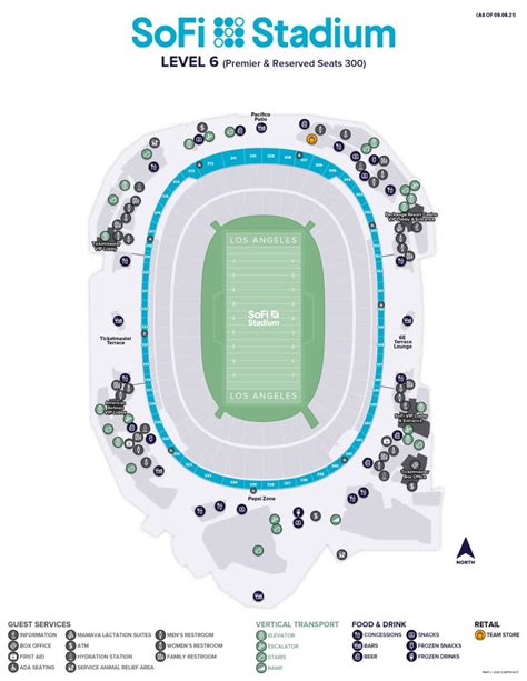 SoFi Stadium Seating Chart 2023 - SeatGraph