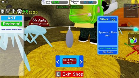 Roblox Ant Colony Simulator Codes Swarm Noob Istrisist