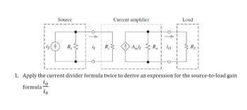 Answered Current Amplifier Cathr Source R Load Apply The Current