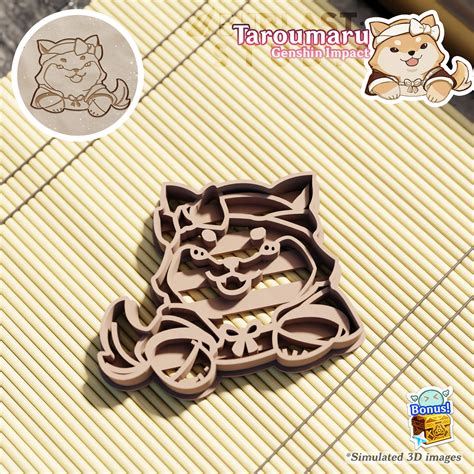 Genshin Impact Cookie Cutters Pack 5 3D model 3D printable | CGTrader