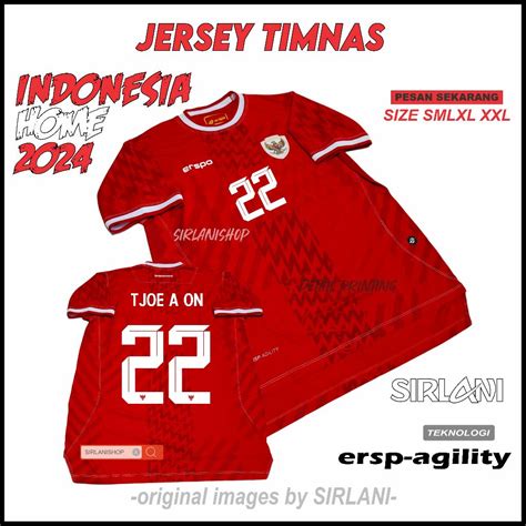 Jual Jersey Timnas Indonesia New Erspo Jersey Bola Timnas Indonesia