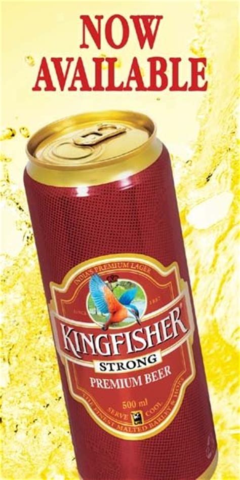 Kingfisher Strong Premium Beer 500 Ml Can Productsindia Kingfisher