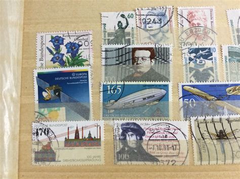 19 Briefmarken Bund BRD Sondermarken Aus 1991 Gestempelt Papierlos EBay