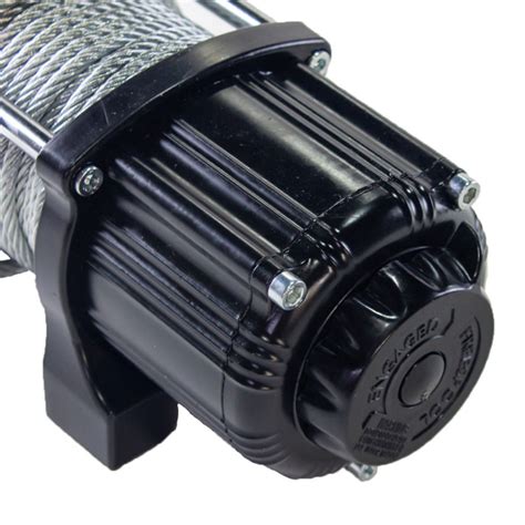 Viper Midnight 4 500lb ATV UTV Winch 50ft Steel Cable