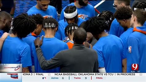 Oklahoma City Thunder Clinch Spot In Nba Play In Tournament