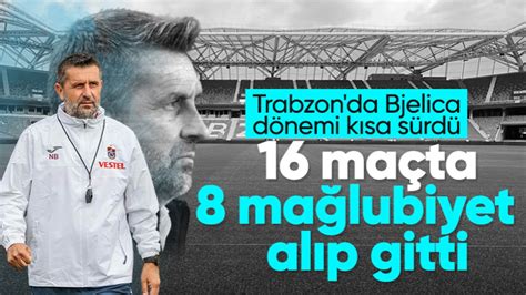 Trabzonspor Nenad Bjelica ile yollarını ayırma kararı aldı