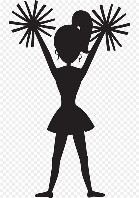 Free Cheerleader Silhouette Vector, Download Free Cheerleader ...